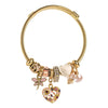 Wholesale Bracelet Titanium Steel Geometric Diamond Fashion Love Pendant Adjustable