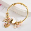 Wholesale Bracelet Titanium Steel Geometric Diamond Fashion Love Pendant Adjustable
