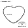 Wholesale Bracelet 316L Stainless Steel 18K Gold Plated Heartshaped Fashion Design