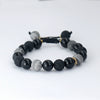 Wholesale Bracelet Volcanic Stone Geometric Handmade Unisex