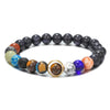 Wholesale Bracelet Volcanic Stone Geometric Handmade Unisex