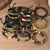 Wholesale Bracelet Zinc Alloy Bohemian Style Hand Knitted With Letters Numbers Text Pattern For Men And Women
