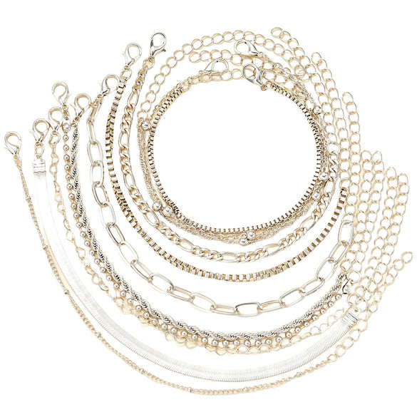 Wholesale Bracelet Zinc Alloy Heart Shape Geometric Metal Electroplating