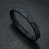 Wholesale Bracelets Cortex Retro Geometric Handmade Striped Magnet Buckle For Men