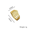 Wholesale Brass Cartoon Crown Style Electroplating Fashion Ring For Women