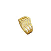 Wholesale Brass Cartoon Crown Style Electroplating Fashion Ring For Women