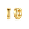 Wholesale Brass Copper Geometric Exaggerated Normcore Style Earrings With Electroplating