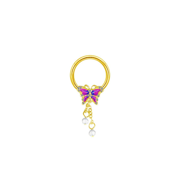 Wholesale Breast Ring Stainless Steel Animal Zodiac Niche Style Electroplated