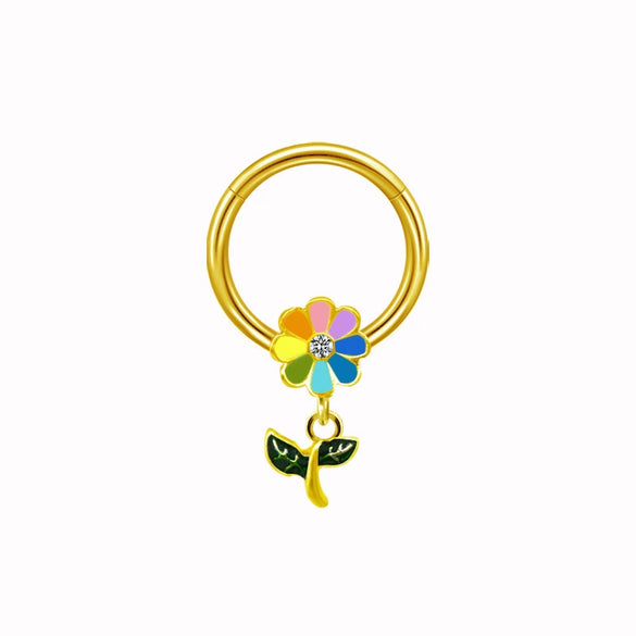 Wholesale Breast Ring Stainless Steel Animal Zodiac Niche Style Electroplated