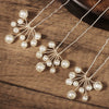 Wholesale Bridal Hair Accessories Pearl Ancient Style U Shaped Hairpin With Flower Pattern