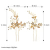Wholesale Bridal Hairpin Copper Retro Style Weaving Flowers Handmade