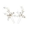 Wholesale Bridal Hairpin Copper Retro Style Weaving Flowers Handmade