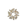 Wholesale Brooch Alloy Pearl Rhinestone Flower Retro Fashion Electroplated Women's Accessories