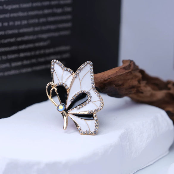 Wholesale Brooch Zinc Alloy Animal Flower Insect Leaves Geometric Dripping Oil Style
