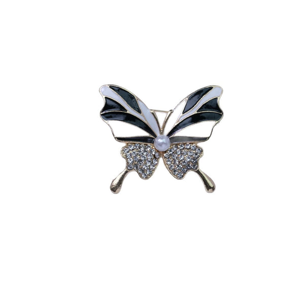 Wholesale Brooch Zinc Alloy Animal Flower Insect Leaves Geometric Dripping Oil Style
