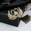 Wholesale Brooch Zinc Alloy Animal Shape Electroplated Highend Luxury Fashion Clothes Accessories