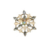 Wholesale Brooch Zinc Alloy Colorful Rhinestone Geometric Drop Shape Electroplating For Women