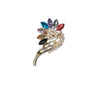 Wholesale Brooch Zinc Alloy Flower Electroplated Jewelry For Women's Clothing Accessories