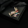 Wholesale Brooch Zinc Alloy Flower Electroplated Jewelry For Women's Clothing Accessories