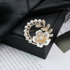 Wholesale Brooch Zinc Alloy Flower Electroplating Light Luxury Style Clothing Accessories