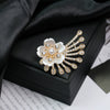 Wholesale Brooch Zinc Alloy Flower Electroplating Light Luxury Style Clothing Accessories
