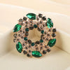 Wholesale Brooch Zinc Alloy Flower Electroplating Light Luxury Style