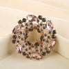 Wholesale Brooch Zinc Alloy Flower Electroplating Light Luxury Style