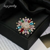 Wholesale Brooch Zinc Alloy Flower Shaped Electroplated Unisex