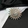 Wholesale Brooch Zinc Alloy Geometric Electroplating Magic Array Creative Vintage Hollow Unisex