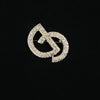 Wholesale Brooch Zinc Alloy Geometric Letter Style Electroplating Clothing Antirunning Pin Accessories For Women And Unisex