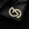 Wholesale Brooch Zinc Alloy Geometric Letter Style Electroplating Clothing Antirunning Pin Accessories For Women And Unisex