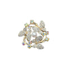 Wholesale Brooch Zinc Alloy Retro Style Heart Leaf Drop Shape Electroplating For Women And Unisex