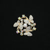 Wholesale Brooch Zinc Alloy Retro Style Heart Leaf Drop Shape Electroplating For Women And Unisex