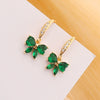 Wholesale Butterfly Earrings For Women Metal With Bow Design Electroplated