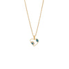 Wholesale Butterfly Elephant Pendant Palm Eye Stainless Steel Necklace With O Shaped Chain And Dripping Oil Treatment For Women Featuring Animal Pattern
