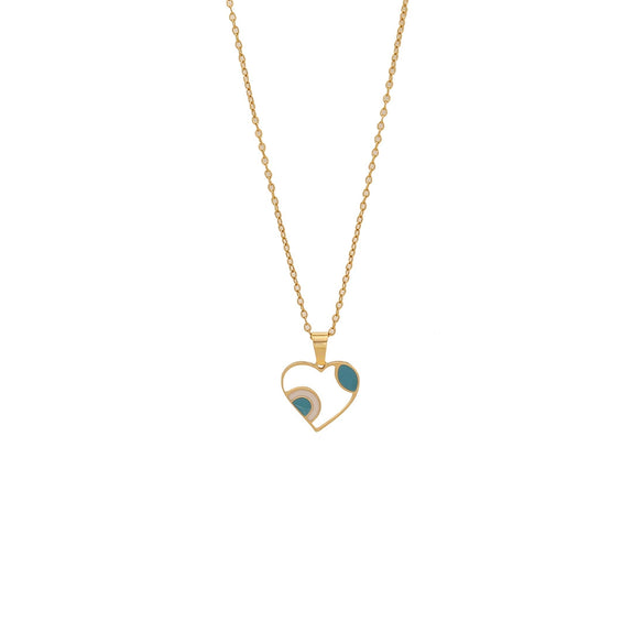 Wholesale Butterfly Elephant Pendant Palm Eye Stainless Steel Necklace With O Shaped Chain And Dripping Oil Treatment For Women Featuring Animal Pattern