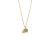 Wholesale Butterfly Elephant Pendant Palm Eye Stainless Steel Necklace With O Shaped Chain And Dripping Oil Treatment For Women Featuring Animal Pattern