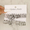 Wholesale Butterfly Love Lock Rose Diamond Pearl Earrings Set Alloy Electroplated With Heart Animal Zodiac Patterns Unisex