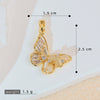 Wholesale Butterfly Pendant Necklace Copper Animal Zodiac Electroplating Simple Design Women's Accessories