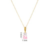 Wholesale Candy Bear Necklace Mixed Gem Inlay Copper Electroplated Sweet Animal Zodiac Style Unisex Cross Chain Accessory