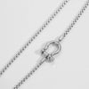 Wholesale Carabiner Necklace Stainless Steel Titanium Steel Geometric Style Electroplating For Men And Women