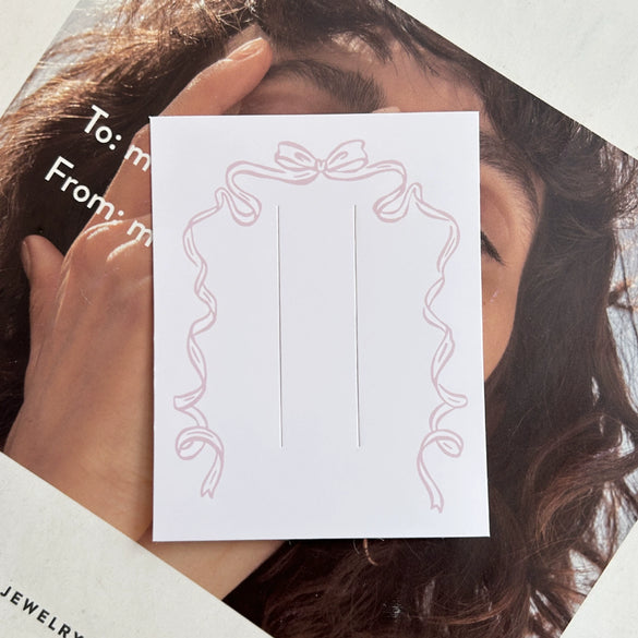 Wholesale Cardboard Ins Earrings Packaging With Spot And Vignetting Printing Logo And Maintenance Instructions For Girl Hairpins And Necklaces