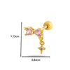 Wholesale Cartilage Puncture Ear Bone Nail Copper Flower Style