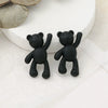 Wholesale Cartoon Raise Hand Bear Pendant Necklace Bracelet Alloy Accessories With Plating And Painting