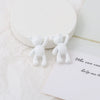 Wholesale Cartoon Raise Hand Bear Pendant Necklace Bracelet Alloy Accessories With Plating And Painting