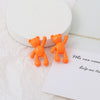 Wholesale Cartoon Raise Hand Bear Pendant Necklace Bracelet Alloy Accessories With Plating And Painting