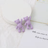Wholesale Cartoon Raise Hand Bear Pendant Necklace Bracelet Alloy Accessories With Plating And Painting