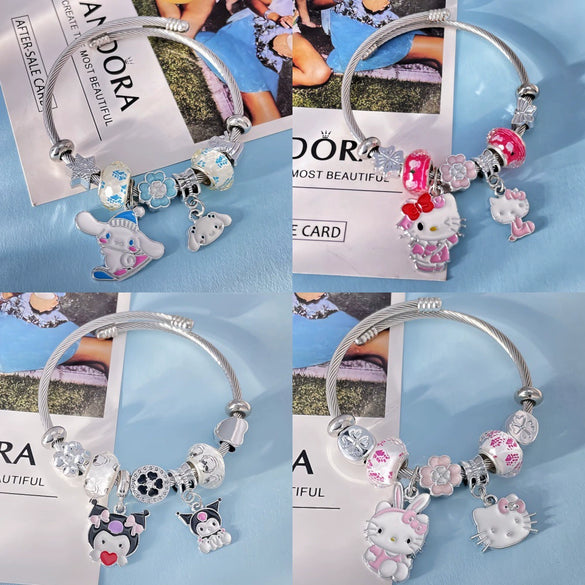 Wholesale Cartoon Style Alloy Electroplated Bracelet For Women