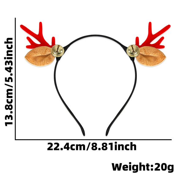 Wholesale Cartoon Style Cloth And Plastic Deer Horn Headband For Women