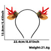 Wholesale Cartoon Style Cloth And Plastic Deer Horn Headband For Women